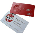 alibaba wholesale 0.5mm frosted plastic clear pvc 3d cutting floating business cards 250 pvc acrylic business cards